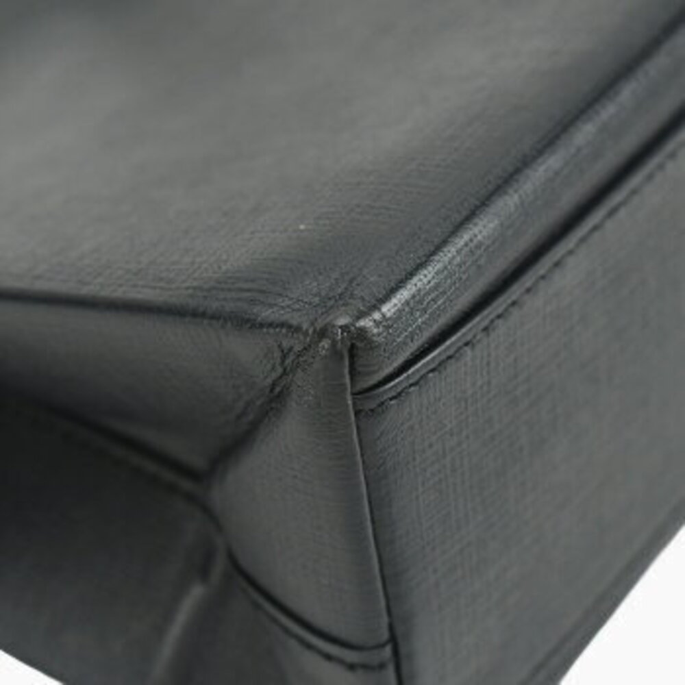 Balenciaga XXS Tote Bag Black Leather Logo - Picture 7 of 8